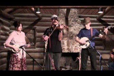 Brad Leftwich, Linda Higginbotham, Paul Brown, and Mac Benford  at Suwannee Banjo Camp 3.12